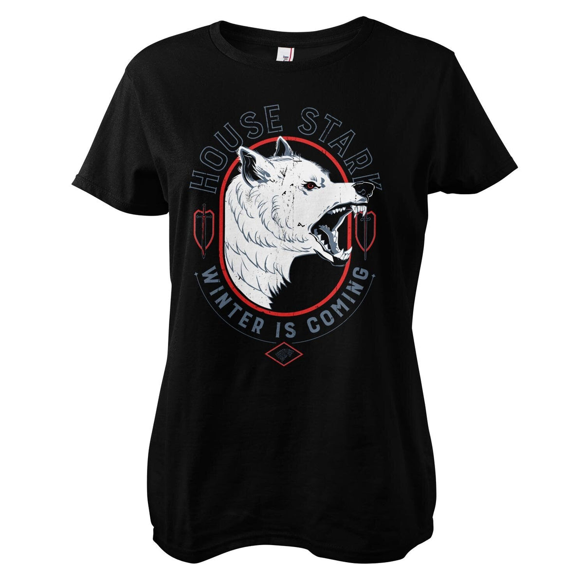 Le Trône de fer - House Stark - Winter Is Coming Girly Tee – T-shirt femme