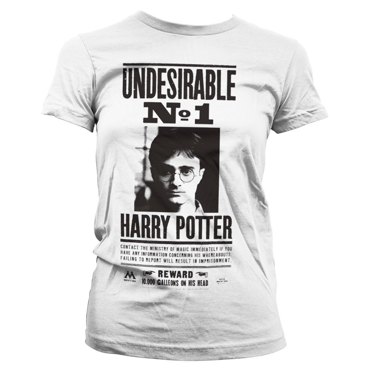 Harry Potter Wanted Poster Girly Tee – T-shirt femme