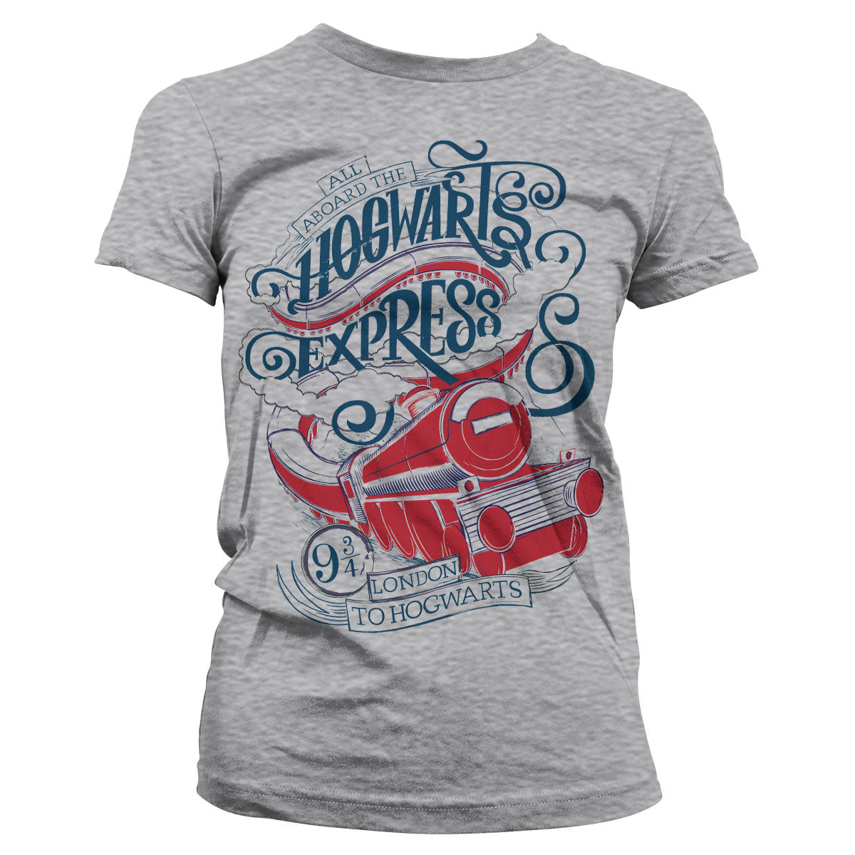 All Aboard The Hogwarts Express Girly Tee – T-shirt femme
