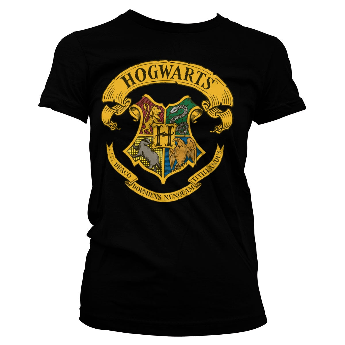 Harry Potter - Hogwarts Crest Girly Tee – T-shirt femme