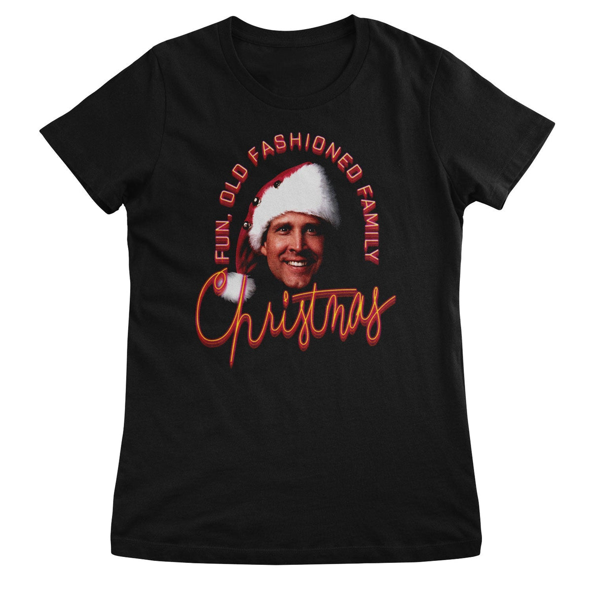 Le Sapin a les boules - Fun Old Fashioned Christmas Neon Girly Tee – T-shirt femme