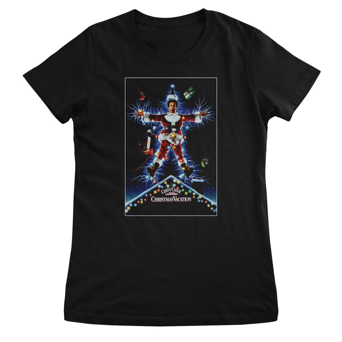 National Lampoon's Christmas (Le Sapin a les boules) Vacation Poster Girly Tee – T-shirt femme