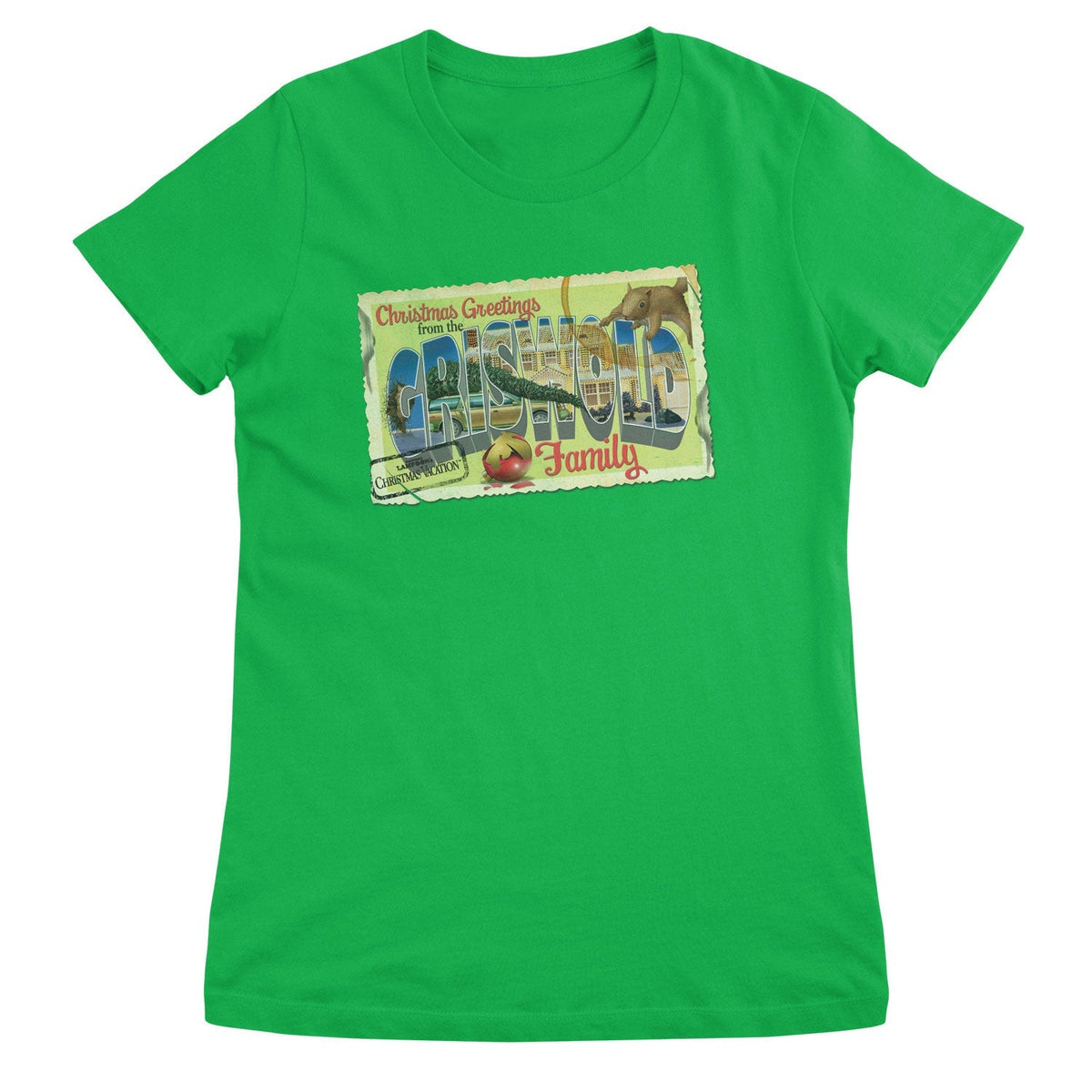 Le Sapin a les boules - Christmas Greeting From The Griswold Family Girly Tee – T-shirt femme