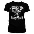 Tasmanian Devil - I Woke Up This Way Girly Tee – T-shirt femme