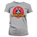 Looney Tunes Distressed Logo Girly Tee – T-shirt femme