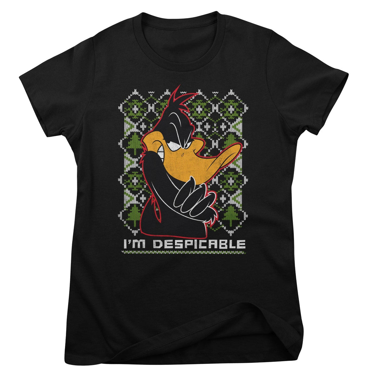 Looney Tunes Christmas - I'm Despicable Girly Tee – T-shirt femme