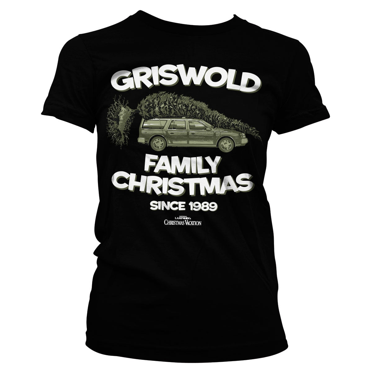 Bonjour les vacances - Griswold Family Christmas Girly Tee – T-shirt femme