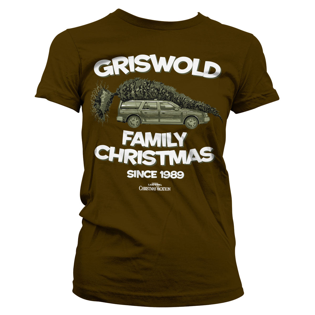 Bonjour les vacances - Griswold Family Christmas Girly Tee – T-shirt femme