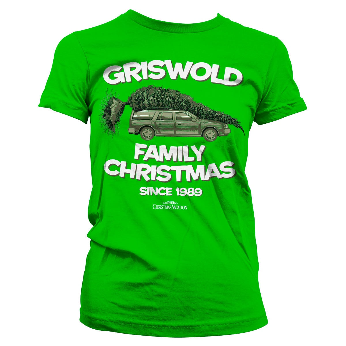 Bonjour les vacances - Griswold Family Christmas Girly Tee – T-shirt femme