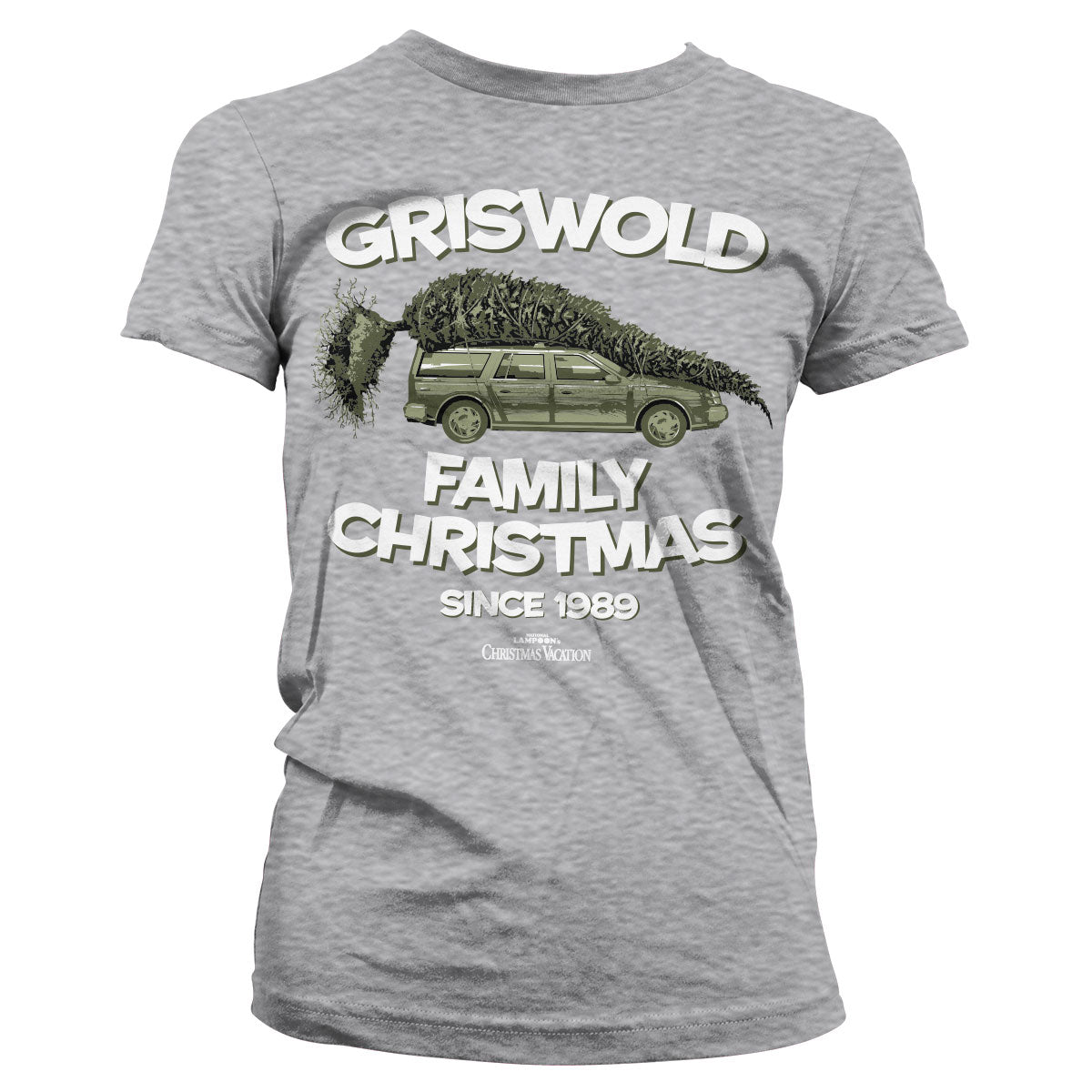 Bonjour les vacances - Griswold Family Christmas Girly Tee – T-shirt femme