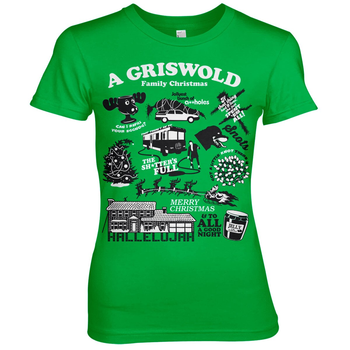 Bonjour les vacances - National Lampoon's Christmas Icons Girly Tee – T-shirt femme