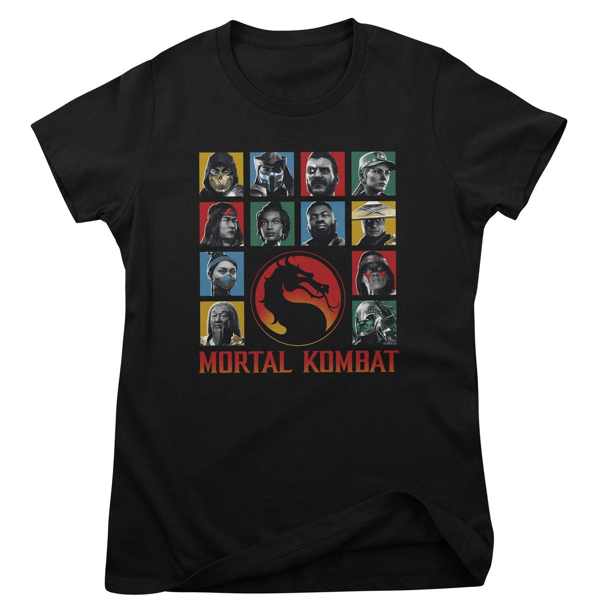 Mortal Kombat Fighters Girly Tee – T-shirt femme