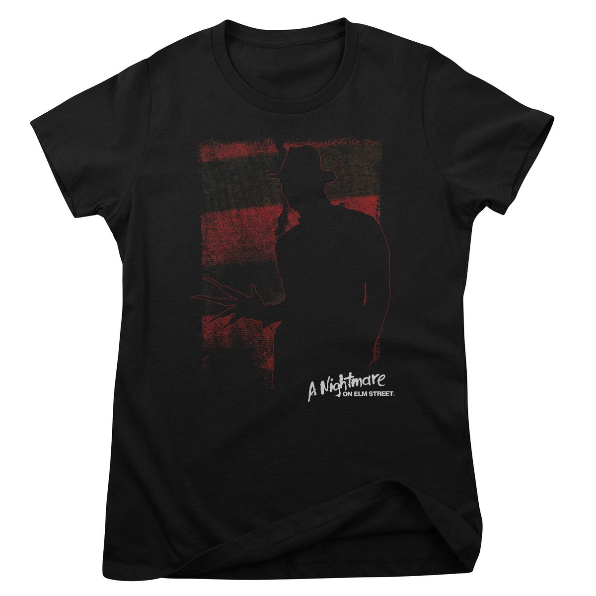 Les Griffes de la nuit - Freddy Krueger Silhouette Girly Tee – T-shirt femme