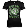 Rick And Morty Splash Girly Tee – T-shirt femme