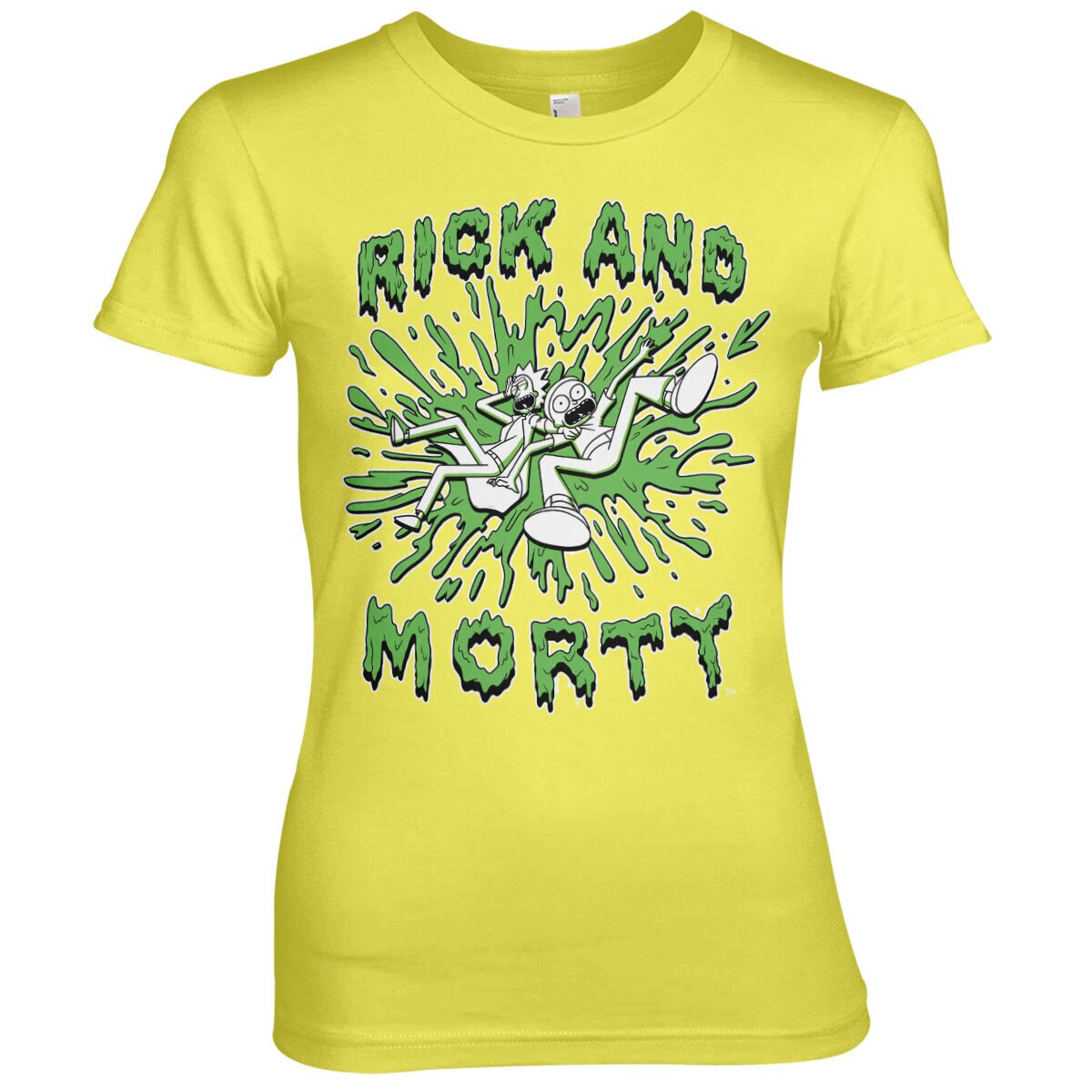Rick And Morty Splash Girly Tee – T-shirt femme