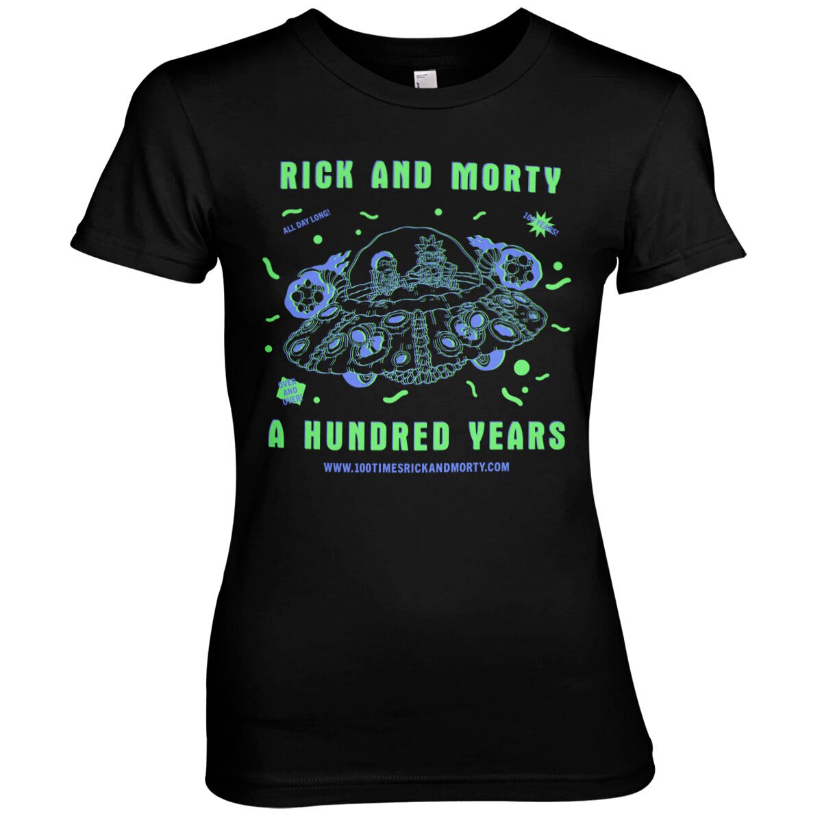 Rick And Morty - A Hundred Years Girly Tee – T-shirt femme
