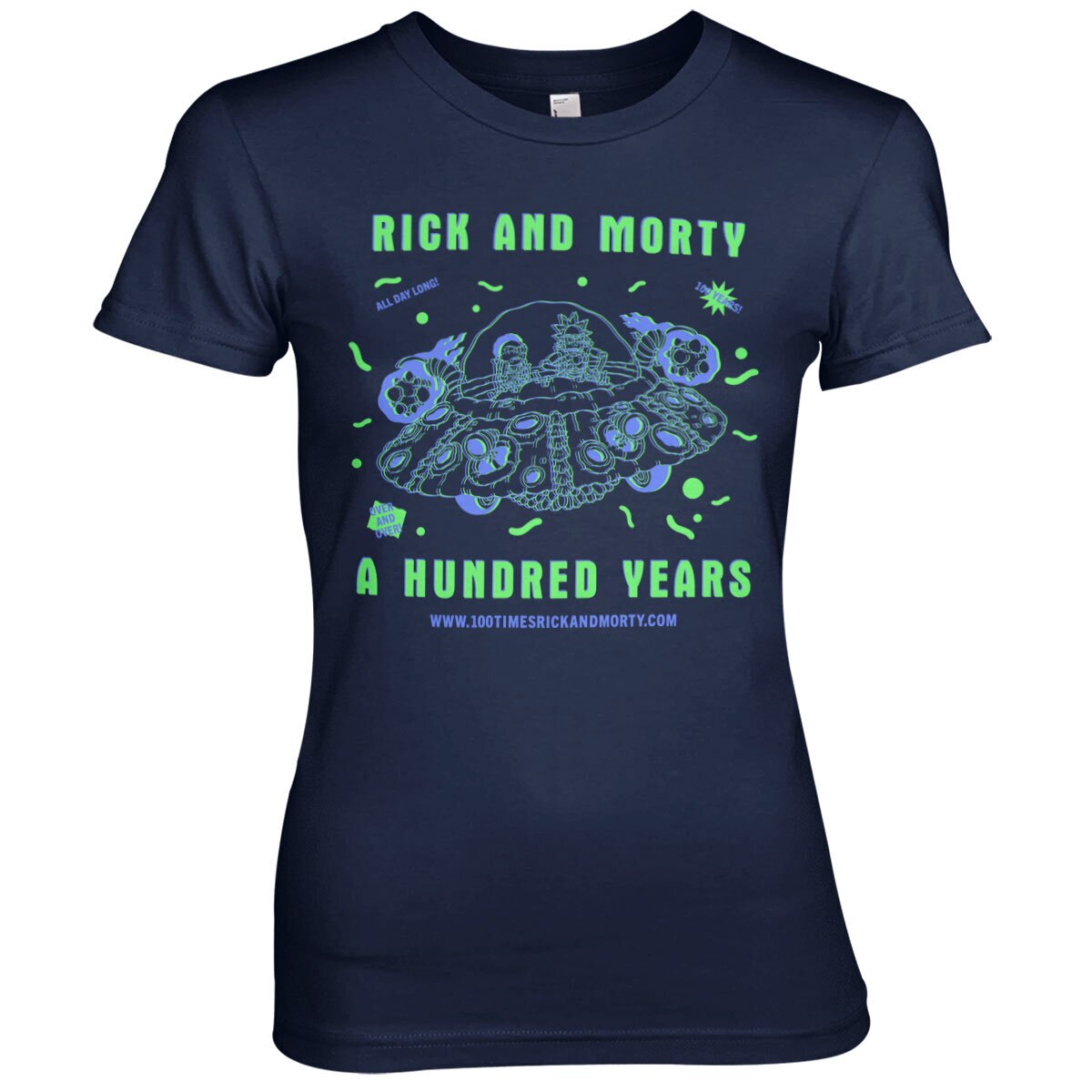 Rick And Morty - A Hundred Years Girly Tee – T-shirt femme