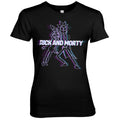 Rick And Morty Glitch Girly Tee – T-shirt femme