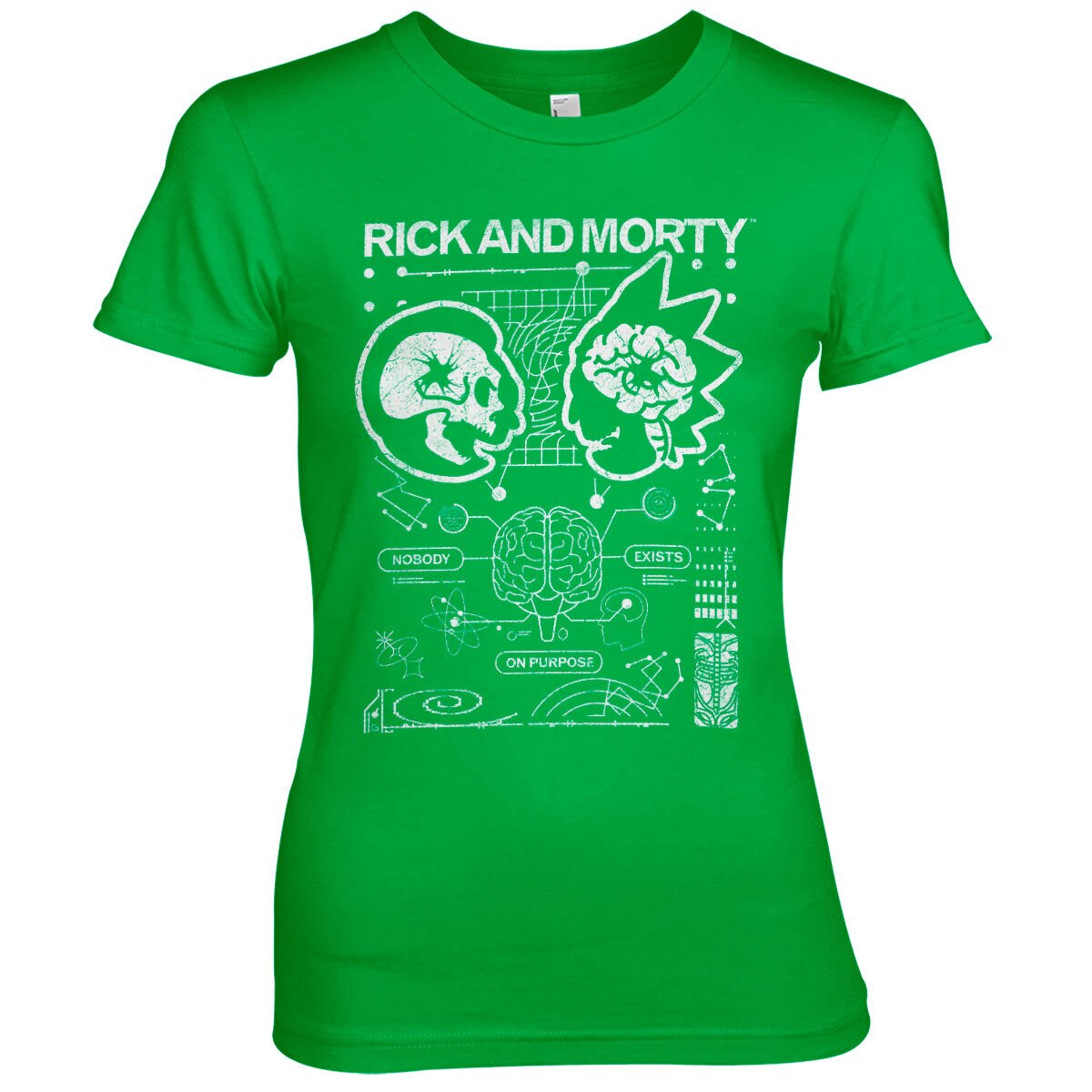 Rick and Morty - Nobody Exists On Purpose Girly Tee – T-shirt femme