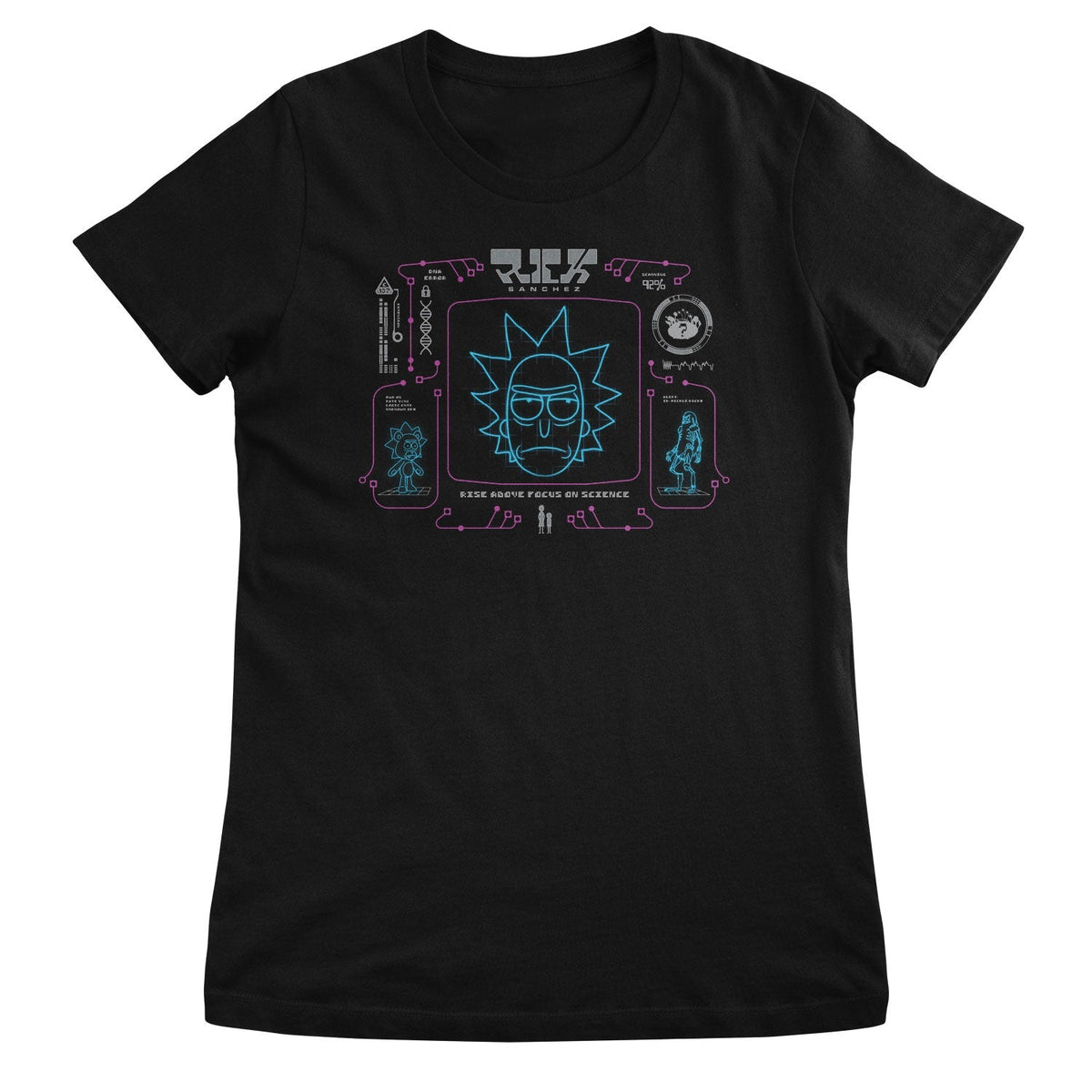 Rick Sanches - Rise Above Focus On Science Girly Tee – T-shirt femme