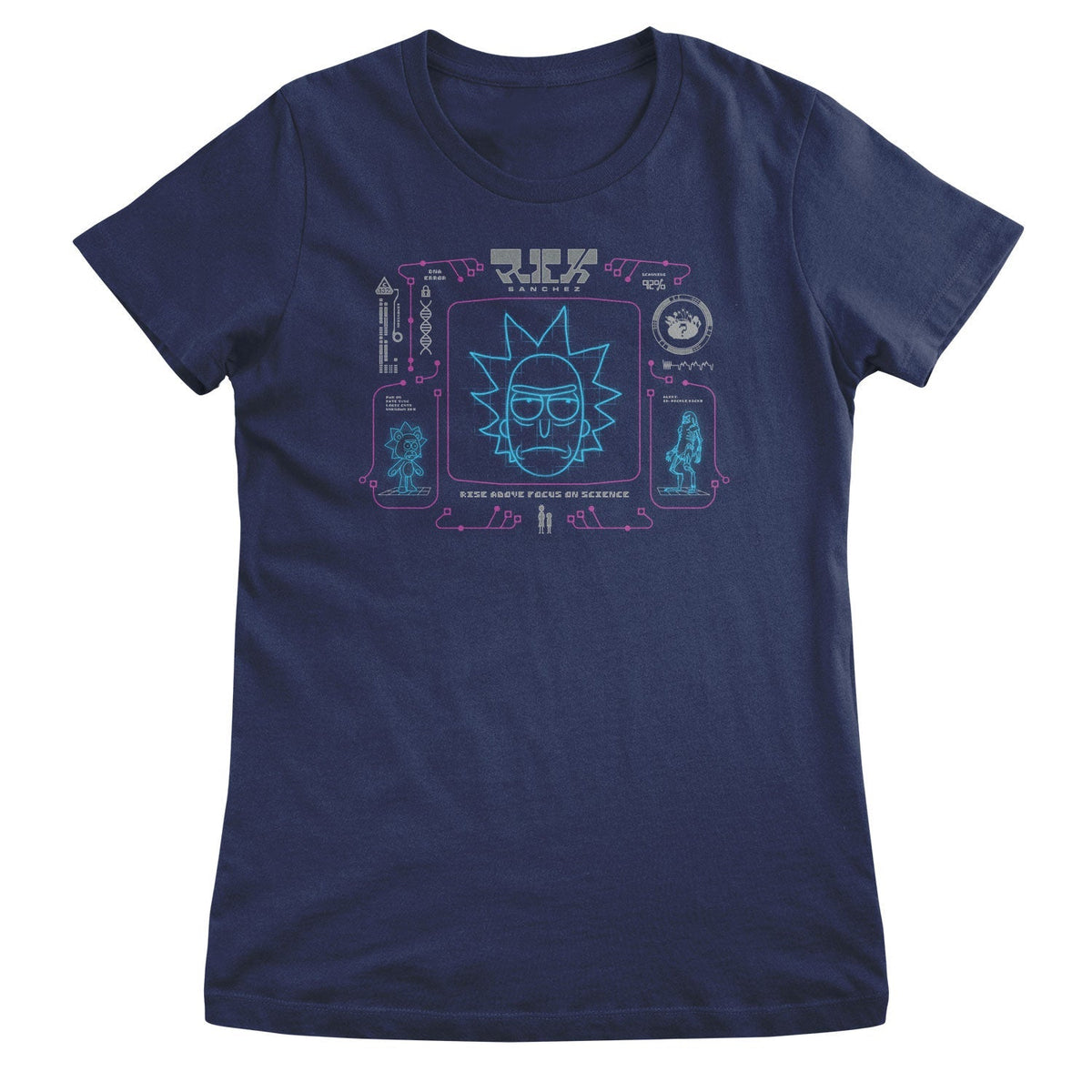 Rick Sanches - Rise Above Focus On Science Girly Tee – T-shirt femme