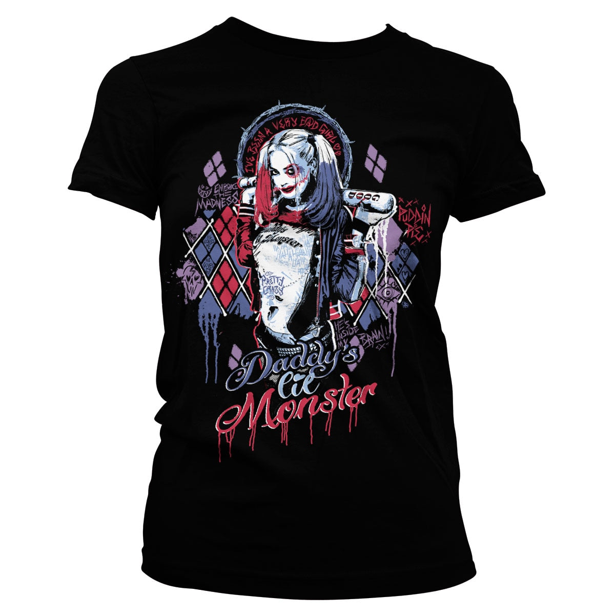 Suicide Squad Harley Quinn Girly Tee – T-shirt femme