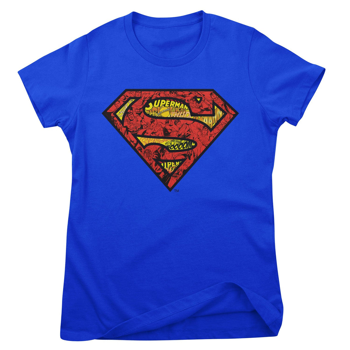 Superman Mash-Up Shield Girly Tee – T-shirt femme