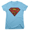 Superman Mash-Up Shield Girly Tee – T-shirt femme