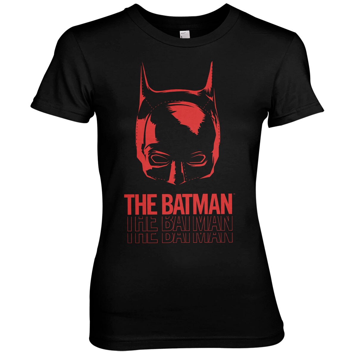 The Batman Layered Logo Girly Tee – T-shirt femme