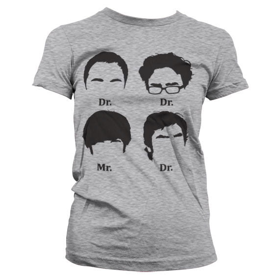 Big Bang Theory Prefix Heads Girly T-Shirt – T-shirt femme