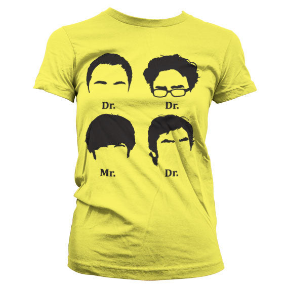 Big Bang Theory Prefix Heads Girly T-Shirt – T-shirt femme