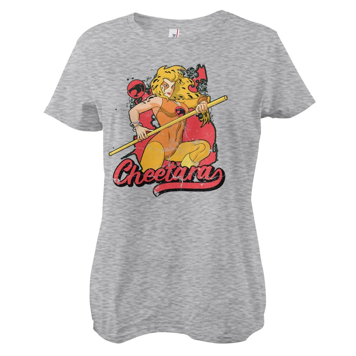Thundercats (Cosmocats) - Cheetara Distressed Girly Tee – T-shirt femme