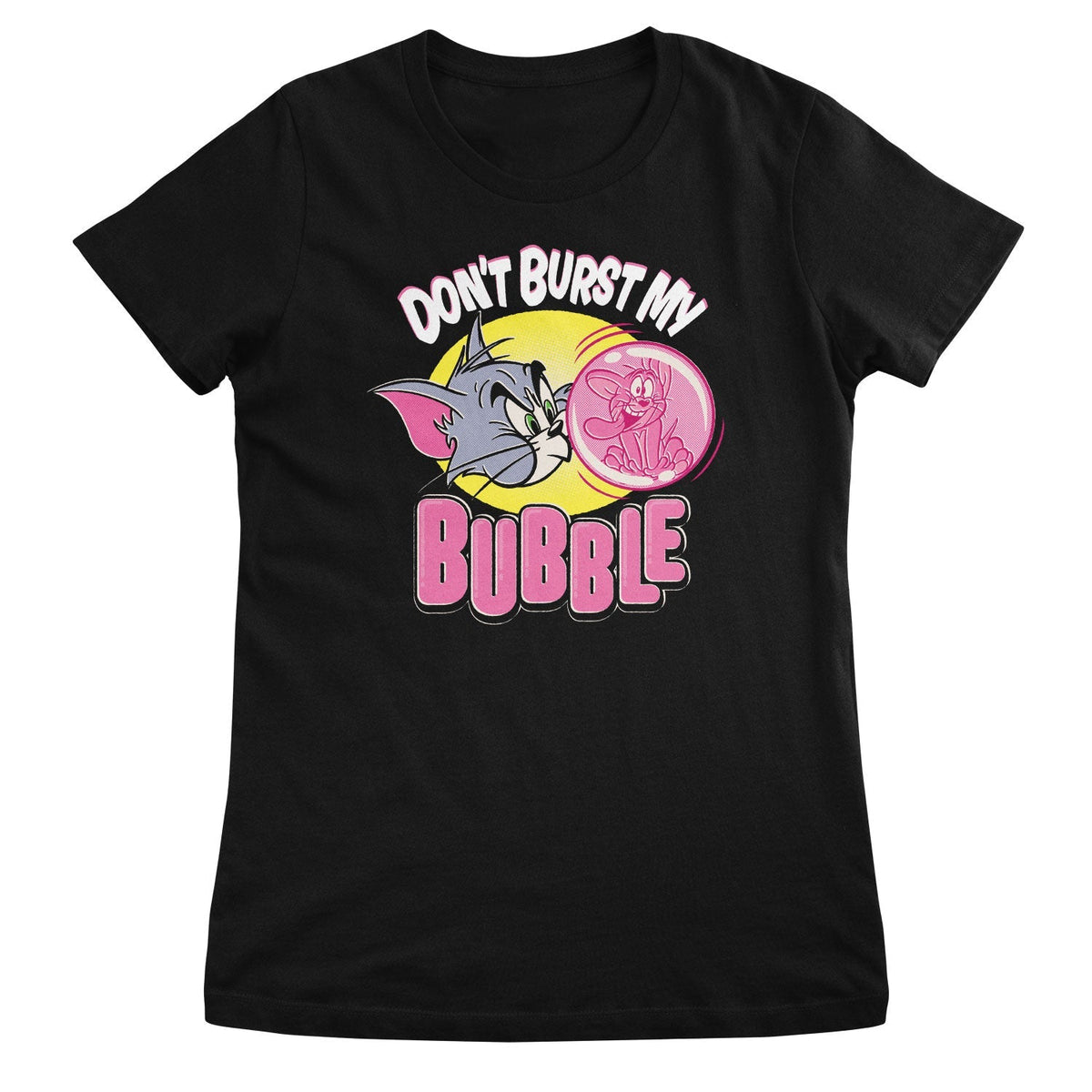 Tom & Jerry (Tom et Jerry) - Don't Burst My Bubble Girly Tee – T-shirt femme