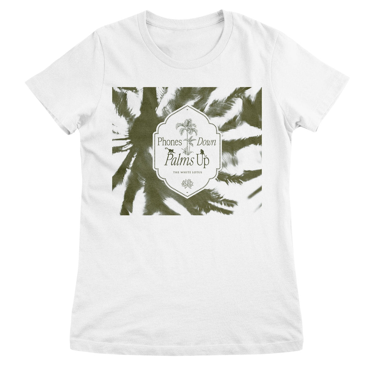 Phones Down - Palms Up Girly Tee – T-shirt femme