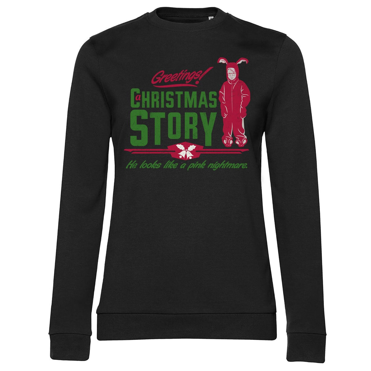 A Christmas Story - Pink Nightmare Girly Sweatshirt – Sweat femme