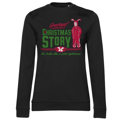 A Christmas Story - Pink Nightmare Girly Sweatshirt – Sweat femme