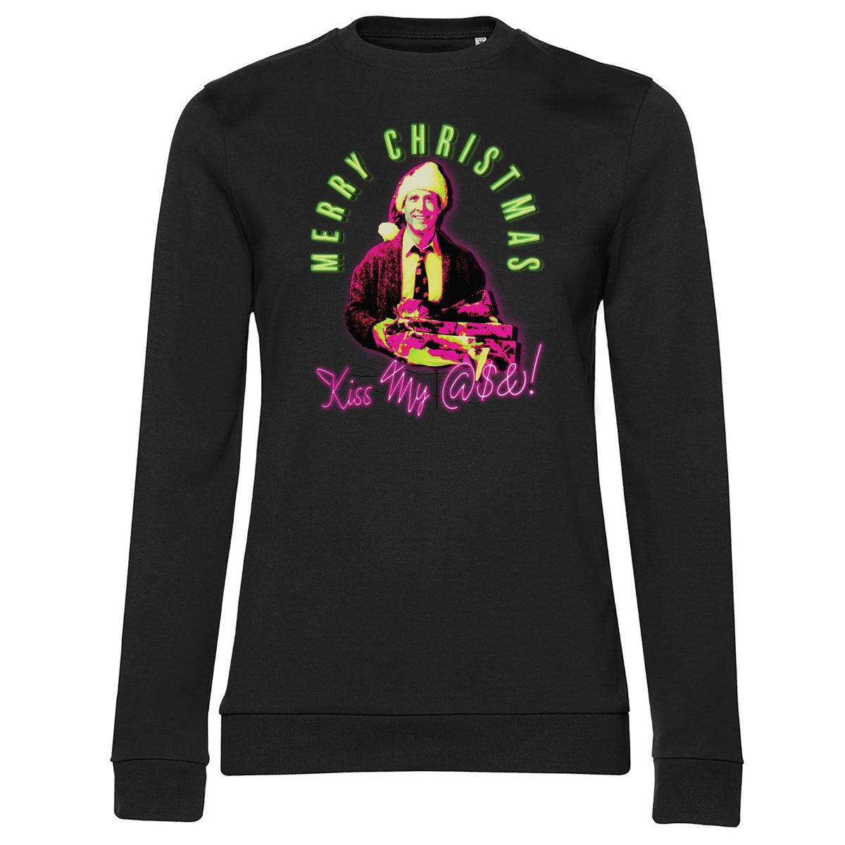 Le Sapin a les boules - Merry Christmas - Kiss My @$&! Girly Sweatshirt – Sweat femme