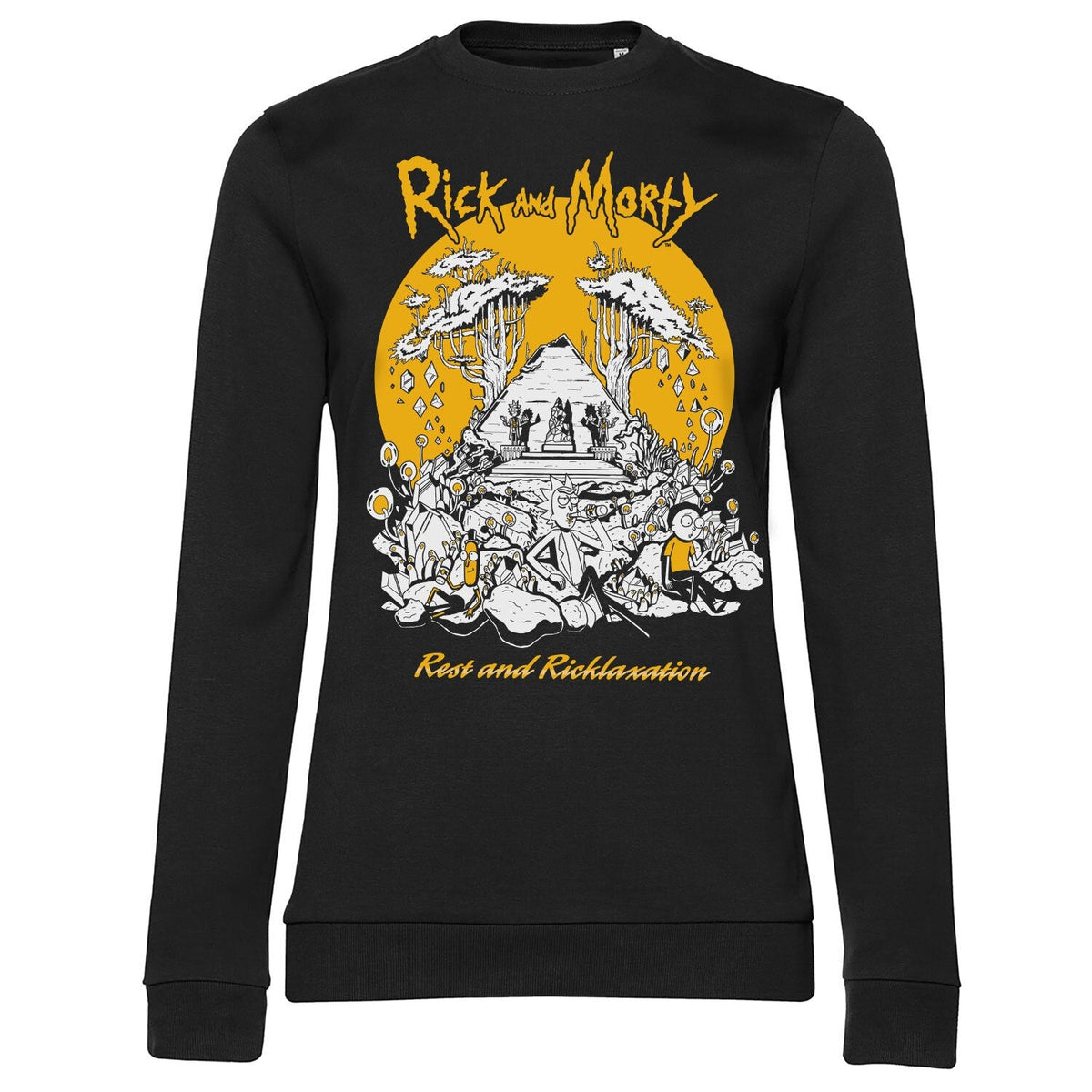 Rest And Ricklaxation Girly Sweatshirt – Sweat femme