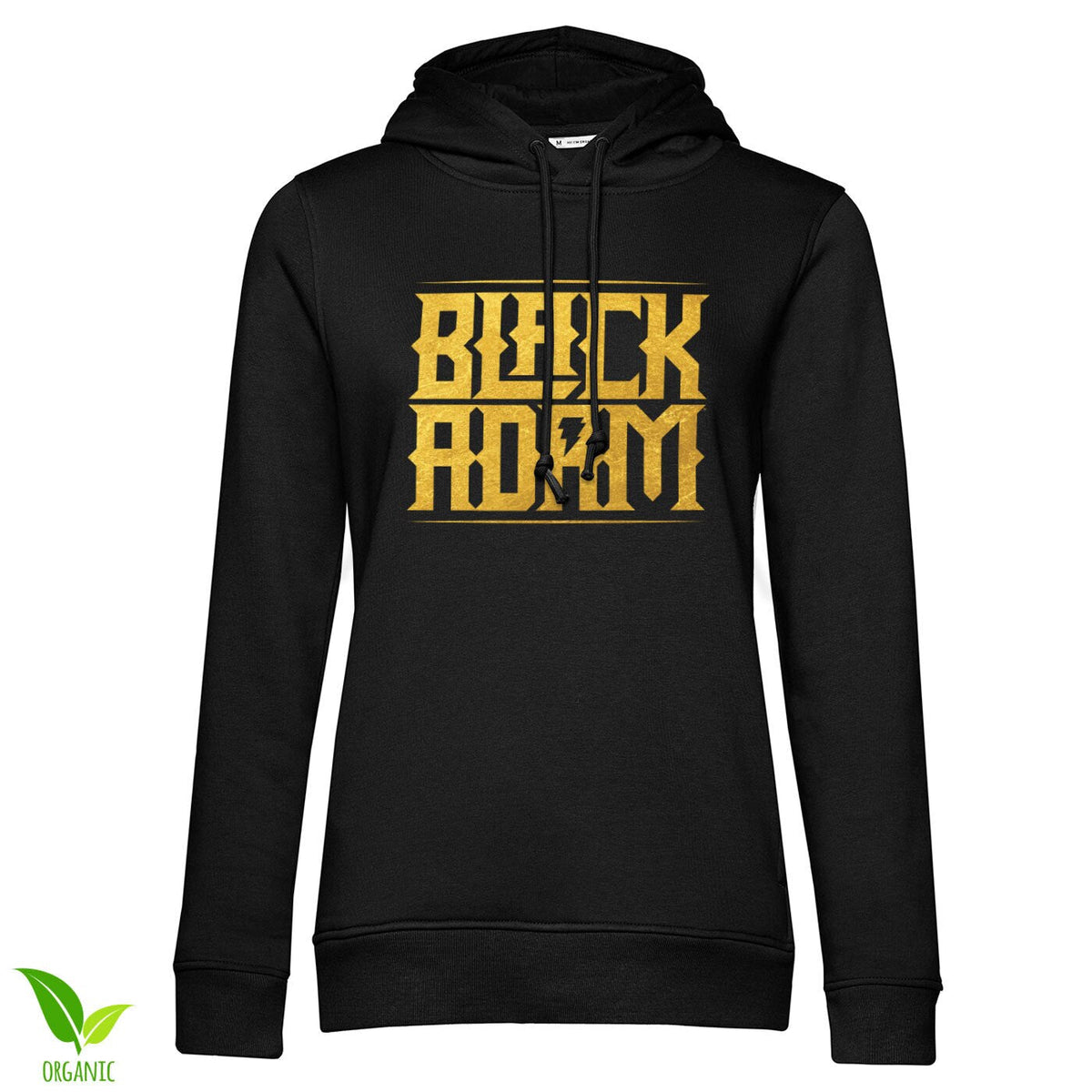 Black Adam Gold Logo Girls Hoodie – Sweat à capuche femme