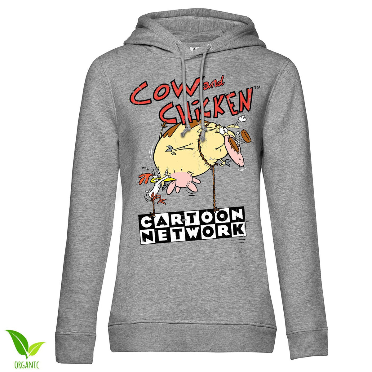 Cow and Chicken (Vache et Poulet) Balloon Girls Hoodie – Sweat à capuche femme