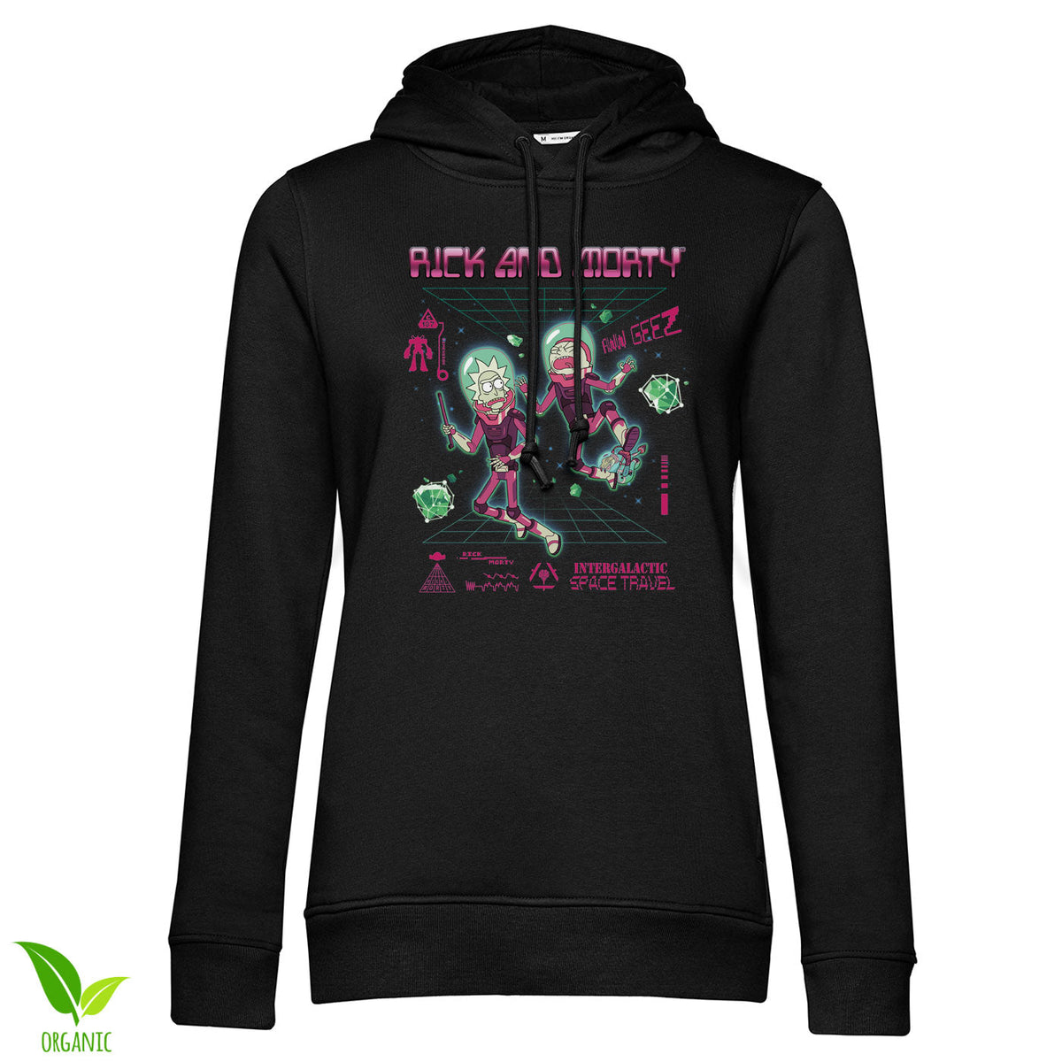Intergalactic Space Travel Girly Hoodie – Sweat à capuche femme