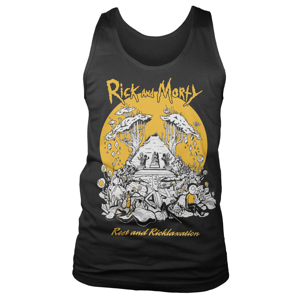 Rick And Morty - Rest And Ricklaxation Tank Top – Débardeur