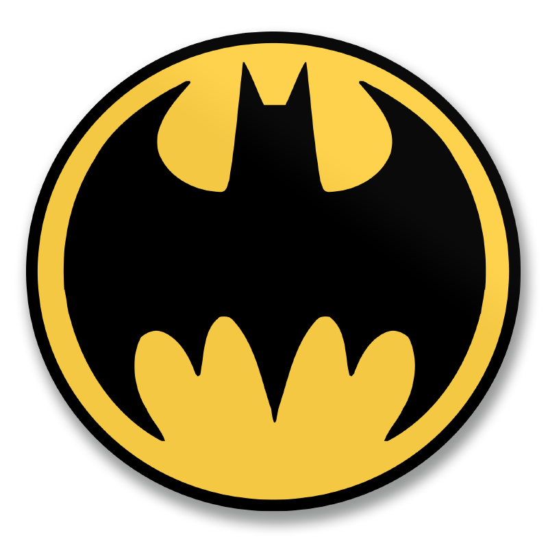 Batman Retro Signal Logo Sticker – Sticker