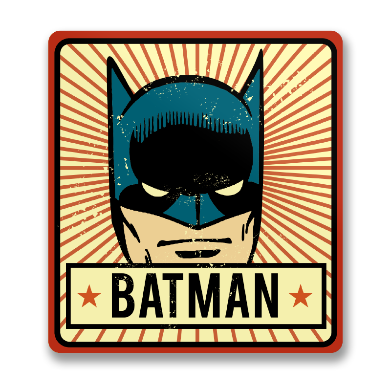Batman Retro Sticker – Sticker