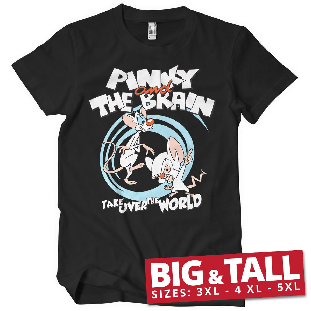 Minus et Cortex - Take Over The World Big & Tall T-Shirt – T-shirt grande taille
