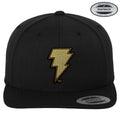 Black Adam - Lightning Patch Snapback Cap – Casquette snapback