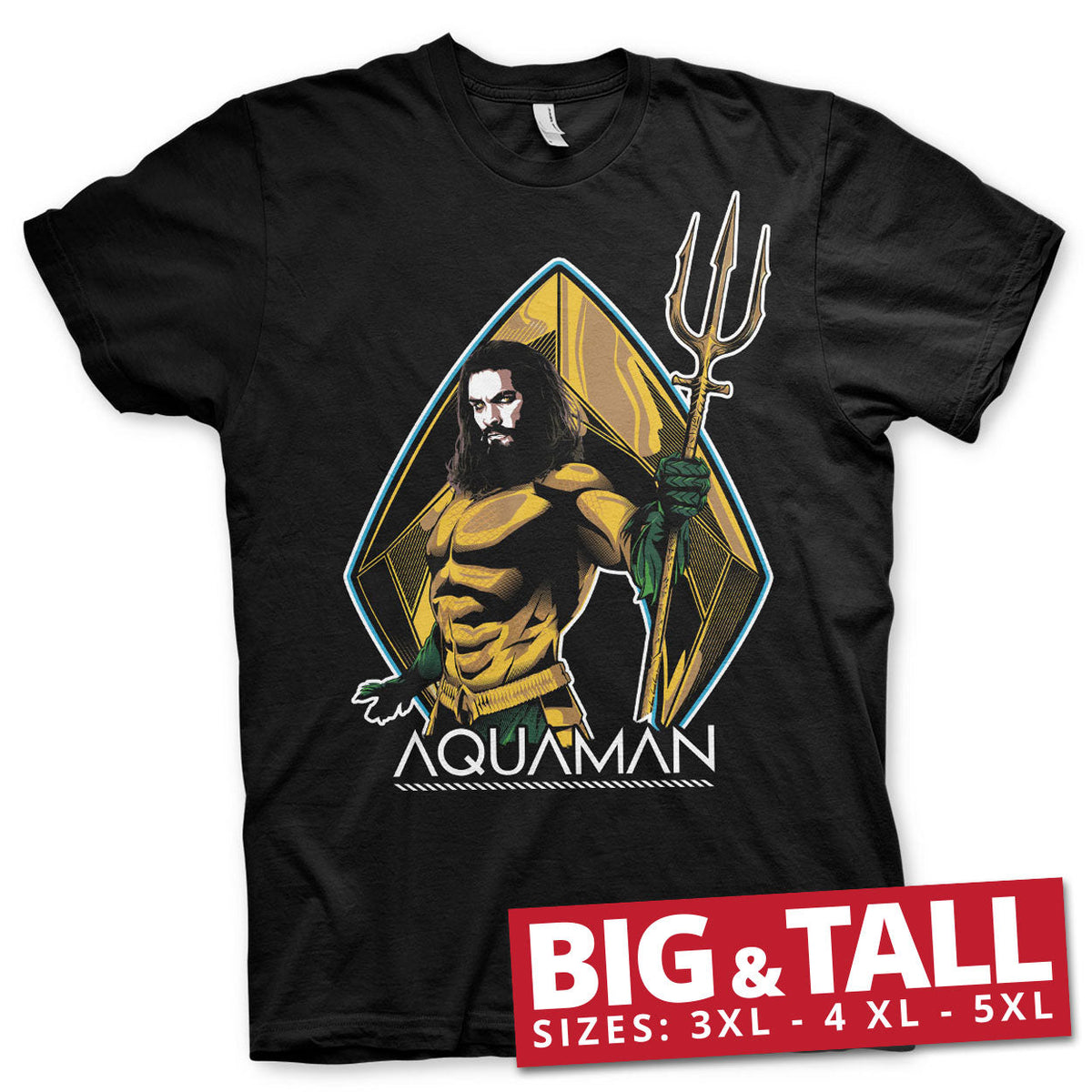 Aquaman Big & Tall T-Shirt – T-shirt grande taille