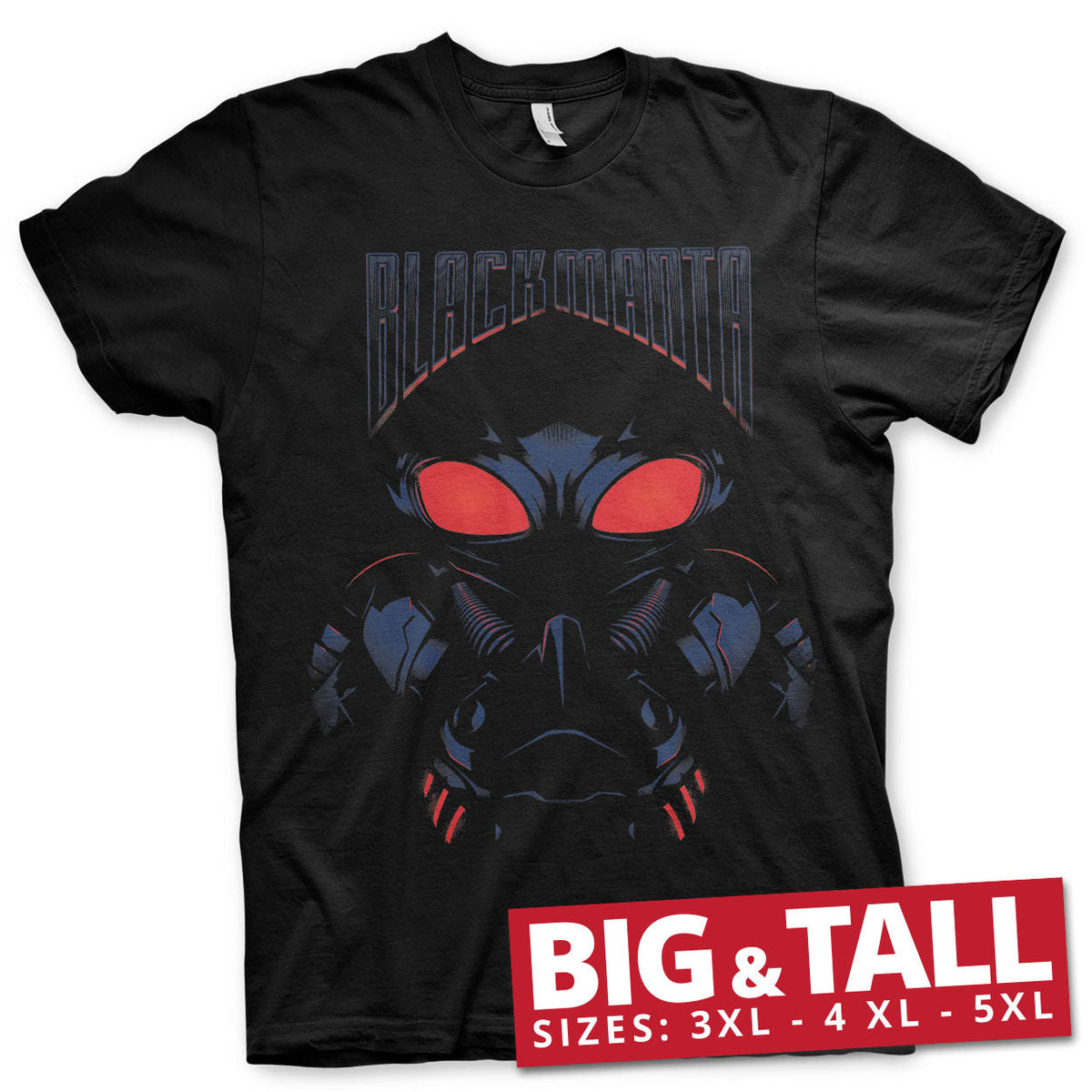 Aquaman - Black Manta Big & Tall T-Shirt – T-shirt grande taille
