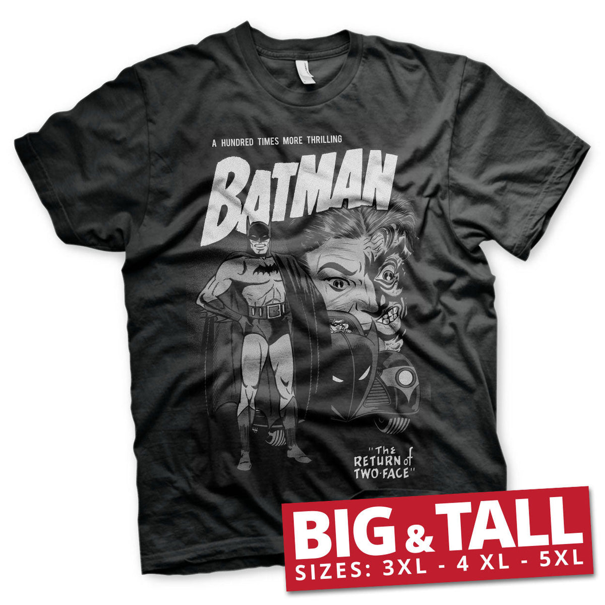Batman - Return Of Two-Face Big & Tall T-Shirt – T-shirt grande taille