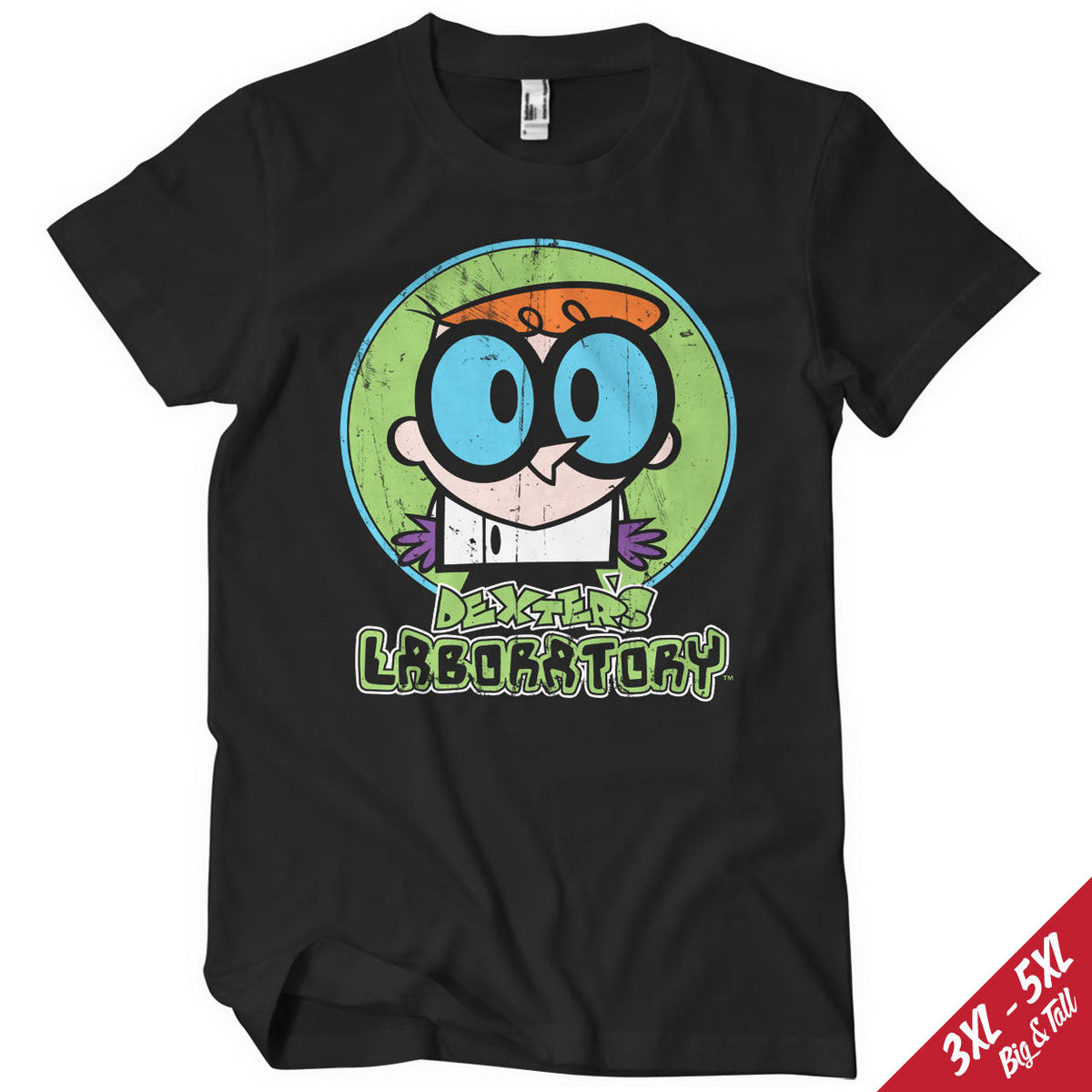 Dexter's Laboratory Big & Tall T-Shirt – T-shirt grande taille